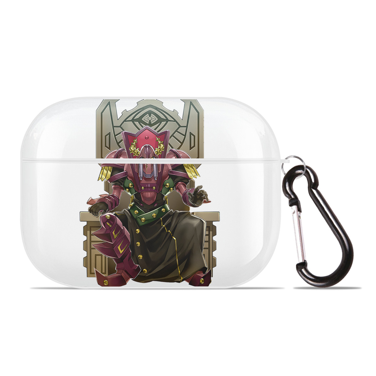 （画像用） 遊☆戯☆王 Yu-Gi-Oh! 【AirPods Pro用】ハードシェル保護ケース 耐衝撃・防指紋・カラビナ付き商品仕様