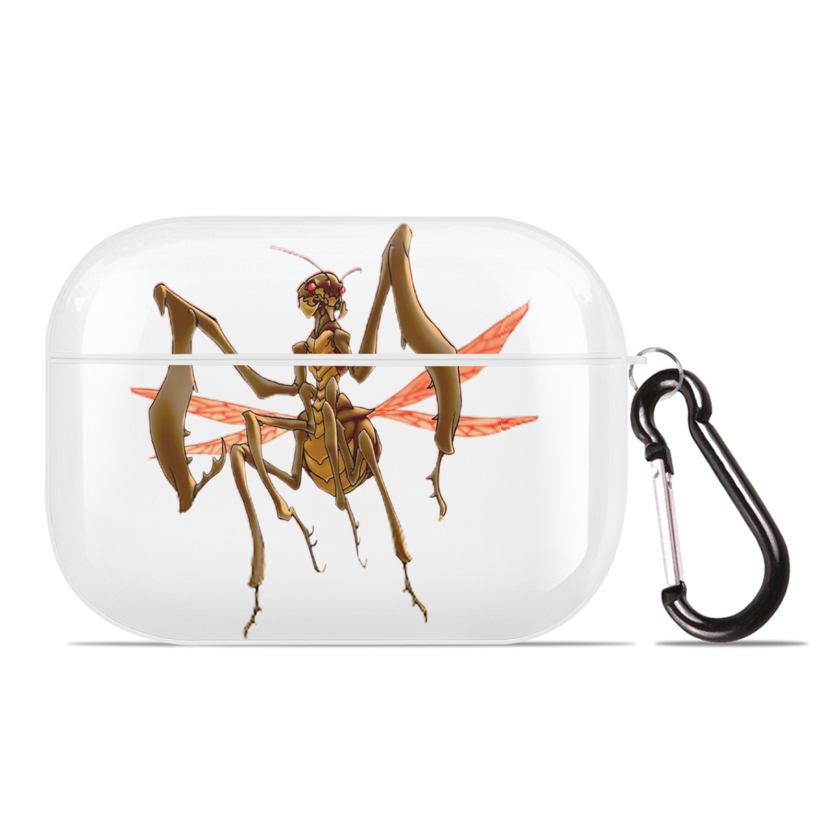 （画像用） 遊☆戯☆王 Yu-Gi-Oh! 【AirPods Pro用】ハードシェル保護ケース 耐衝撃・防指紋・カラビナ付き商品仕様