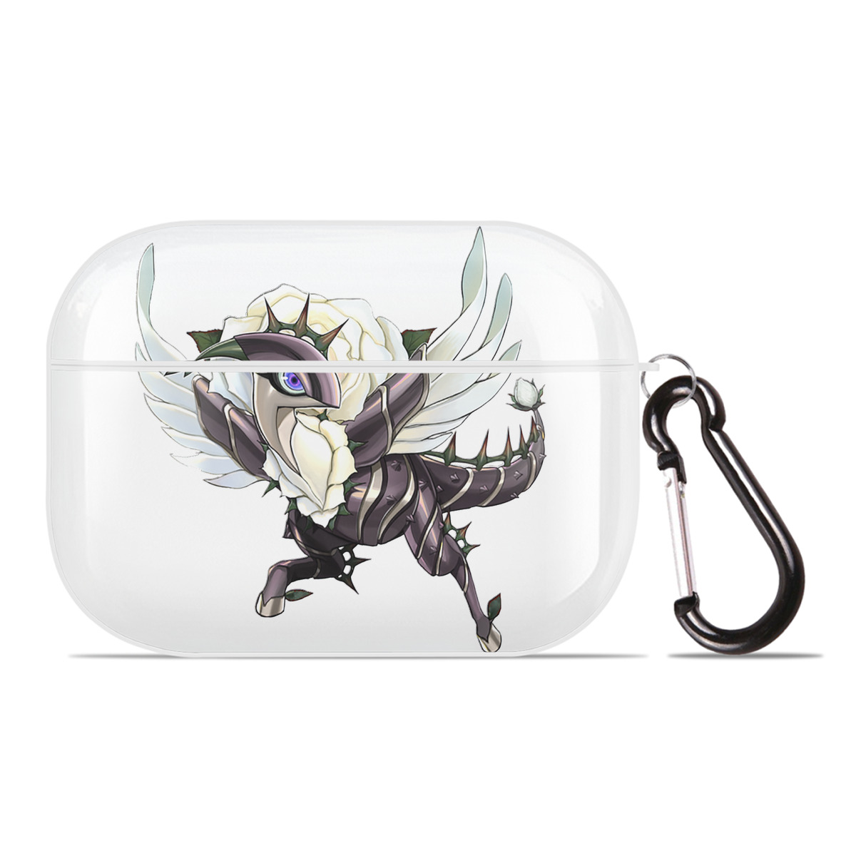 （画像用） 遊☆戯☆王 Yu-Gi-Oh! 【AirPods Pro用】ハードシェル保護ケース 耐衝撃・防指紋・カラビナ付き商品仕様
