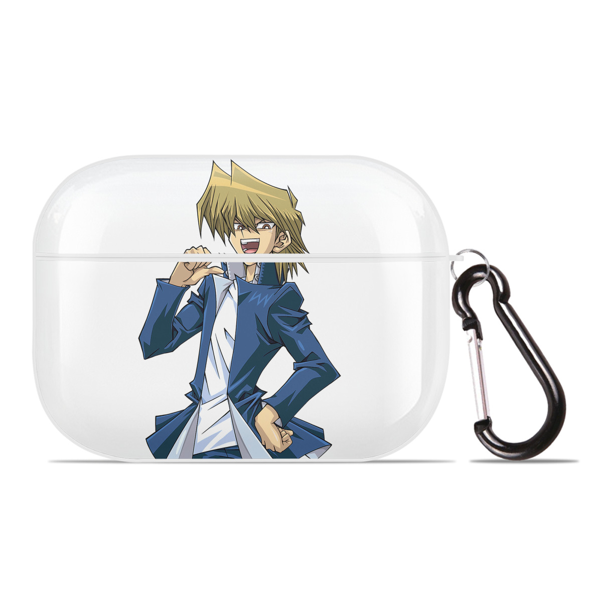 （画像用） 遊☆戯☆王 Yu-Gi-Oh! 【AirPods Pro用】ハードシェル保護ケース 耐衝撃・防指紋・カラビナ付き商品仕様