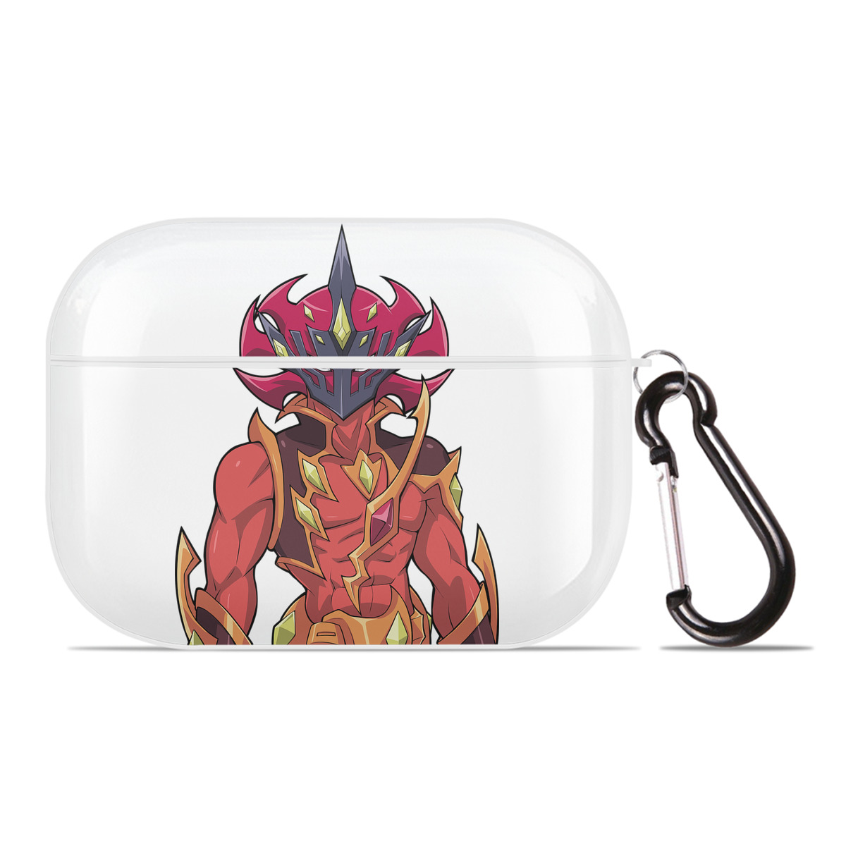 （画像用） 遊☆戯☆王 Yu-Gi-Oh! 【AirPods Pro用】ハードシェル保護ケース 耐衝撃・防指紋・カラビナ付き商品仕様