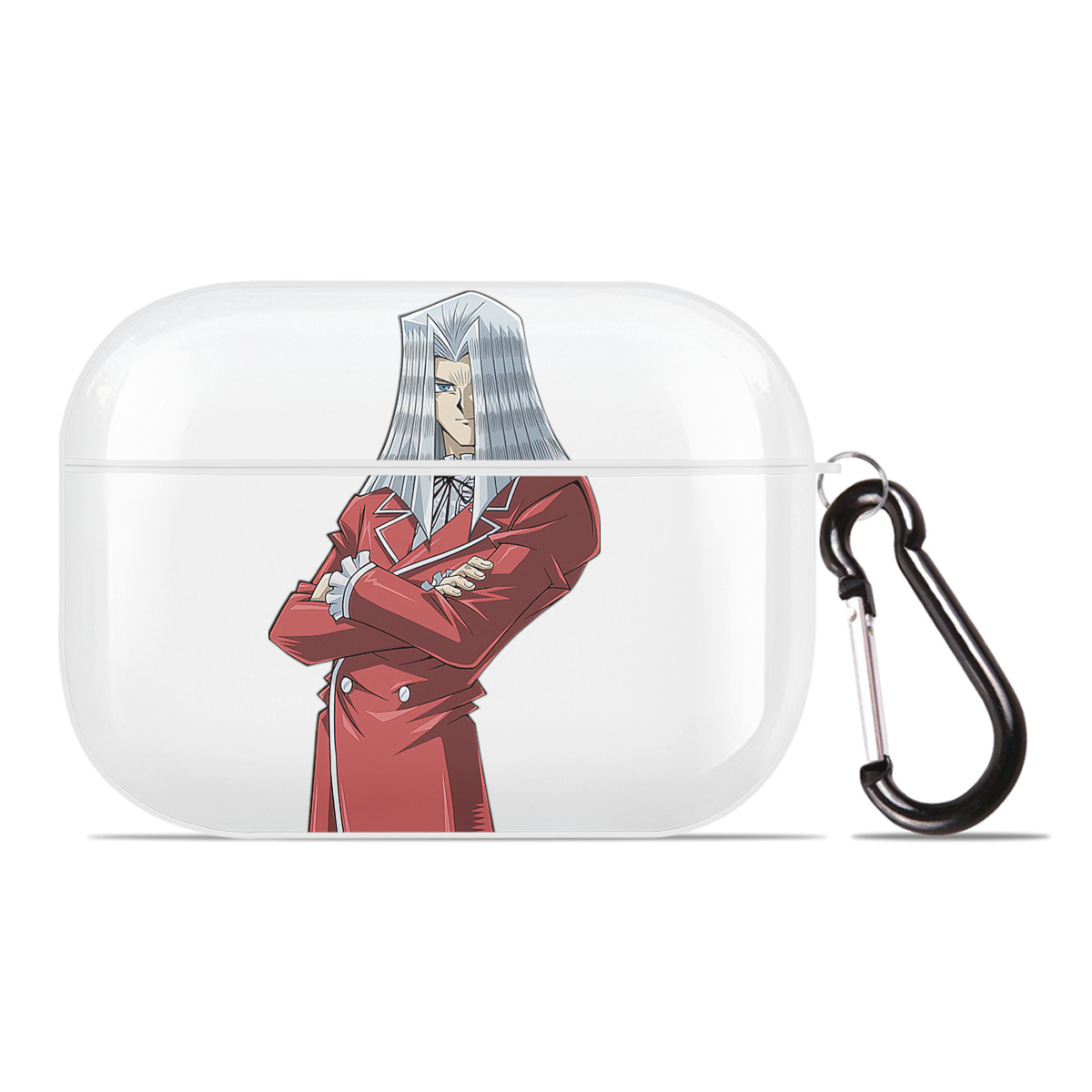 （画像用） 遊☆戯☆王 Yu-Gi-Oh! 【AirPods Pro用】ハードシェル保護ケース 耐衝撃・防指紋・カラビナ付き商品仕様