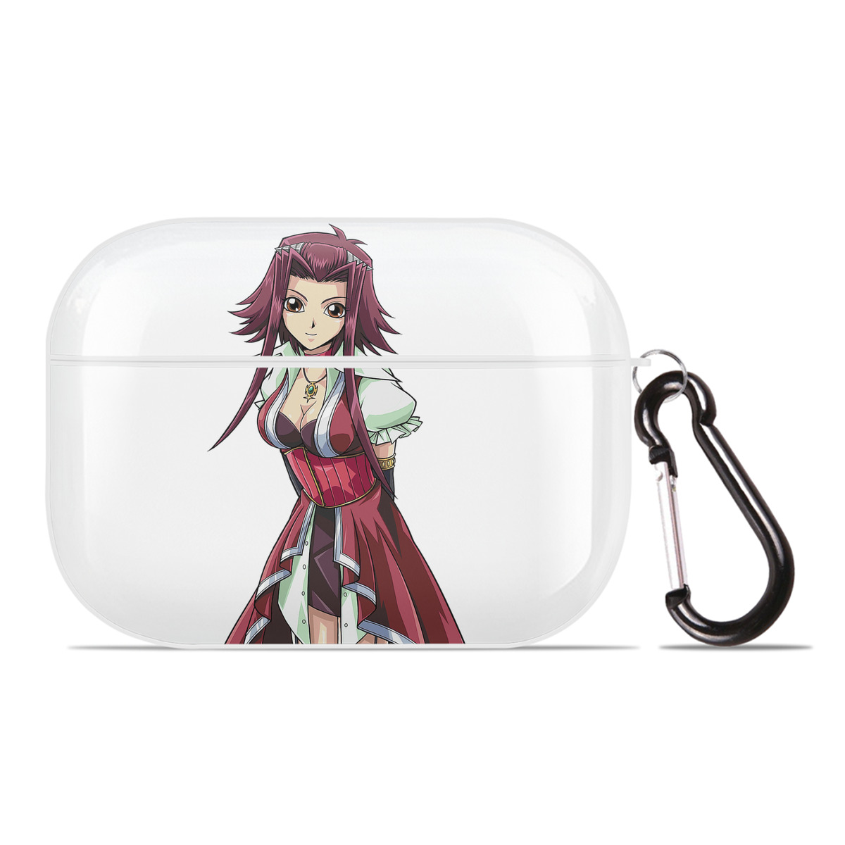 （画像用） 遊☆戯☆王 Yu-Gi-Oh! 【AirPods Pro用】ハードシェル保護ケース 耐衝撃・防指紋・カラビナ付き商品仕様