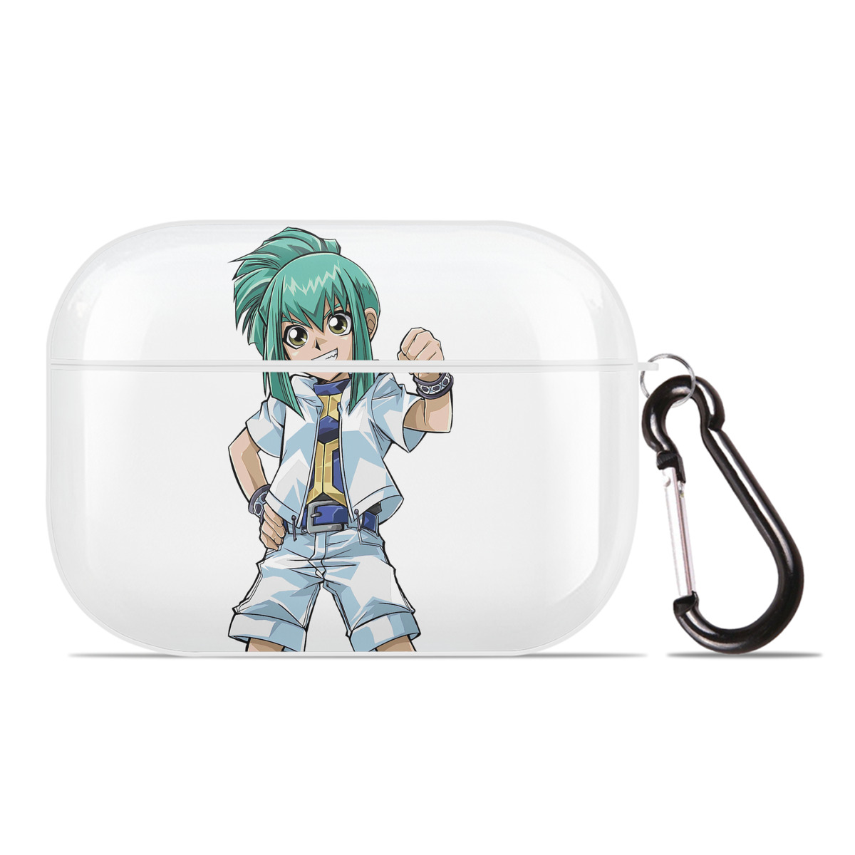 （画像用） 遊☆戯☆王 Yu-Gi-Oh! 【AirPods Pro用】ハードシェル保護ケース 耐衝撃・防指紋・カラビナ付き商品仕様