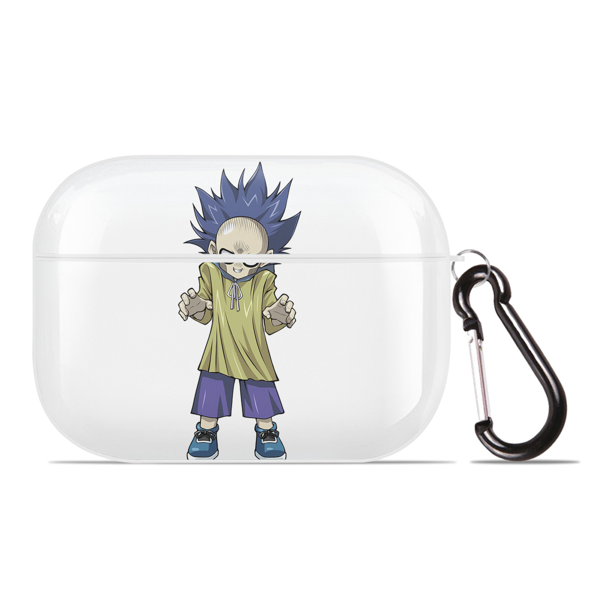 （画像用） 遊☆戯☆王 Yu-Gi-Oh! 【AirPods Pro用】ハードシェル保護ケース 耐衝撃・防指紋・カラビナ付き商品仕様