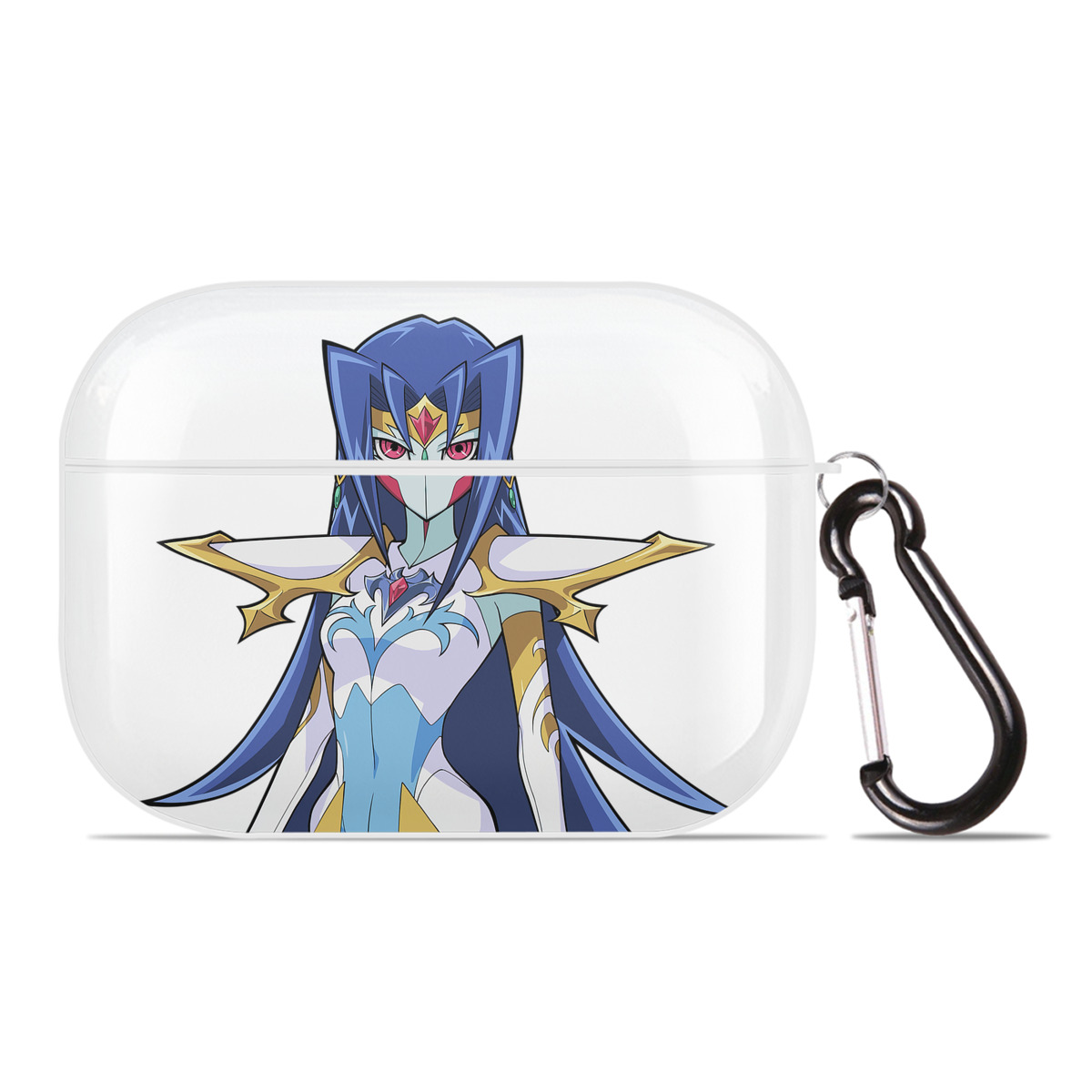 （画像用） 遊☆戯☆王 Yu-Gi-Oh! 【AirPods Pro用】ハードシェル保護ケース 耐衝撃・防指紋・カラビナ付き商品仕様