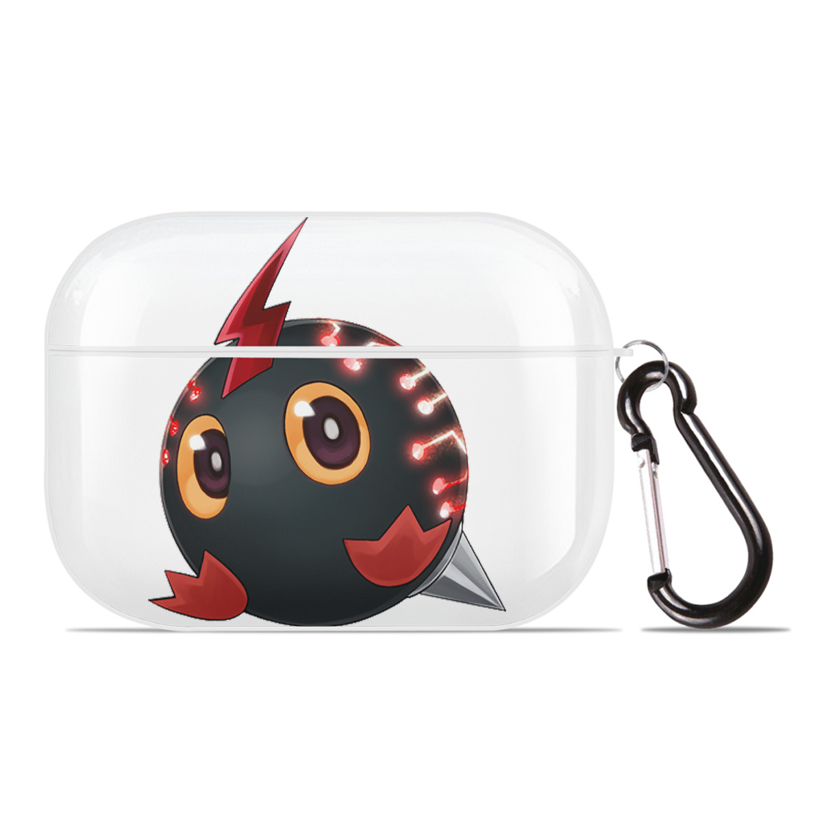 （画像用） 遊☆戯☆王 Yu-Gi-Oh! 【AirPods Pro用】ハードシェル保護ケース 耐衝撃・防指紋・カラビナ付き商品仕様