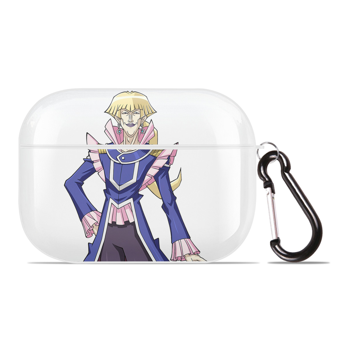 （画像用） 遊☆戯☆王 Yu-Gi-Oh! 【AirPods Pro用】ハードシェル保護ケース 耐衝撃・防指紋・カラビナ付き商品仕様