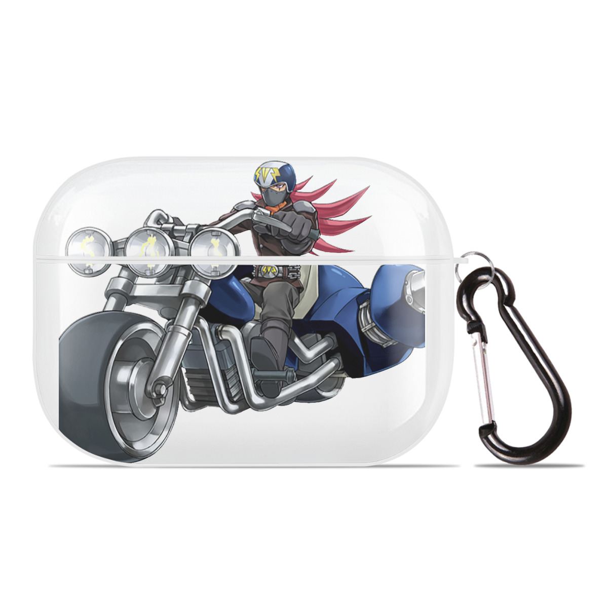 （画像用） 遊☆戯☆王 Yu-Gi-Oh! 【AirPods Pro用】ハードシェル保護ケース 耐衝撃・防指紋・カラビナ付き商品仕様