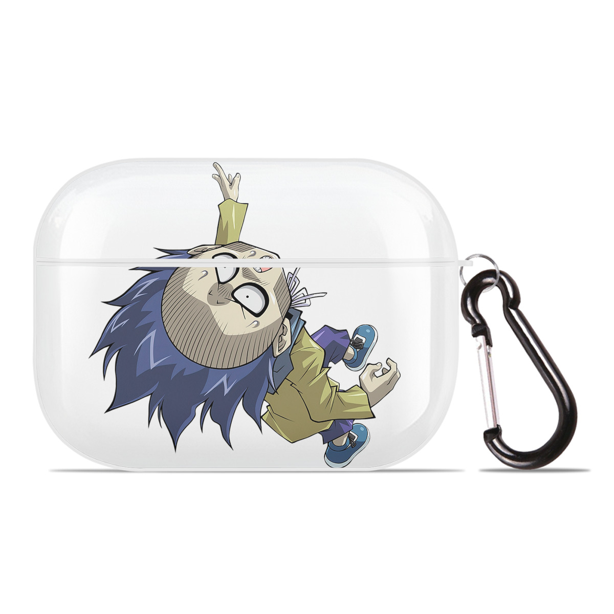 （画像用） 遊☆戯☆王 Yu-Gi-Oh! 【AirPods Pro用】ハードシェル保護ケース 耐衝撃・防指紋・カラビナ付き商品仕様