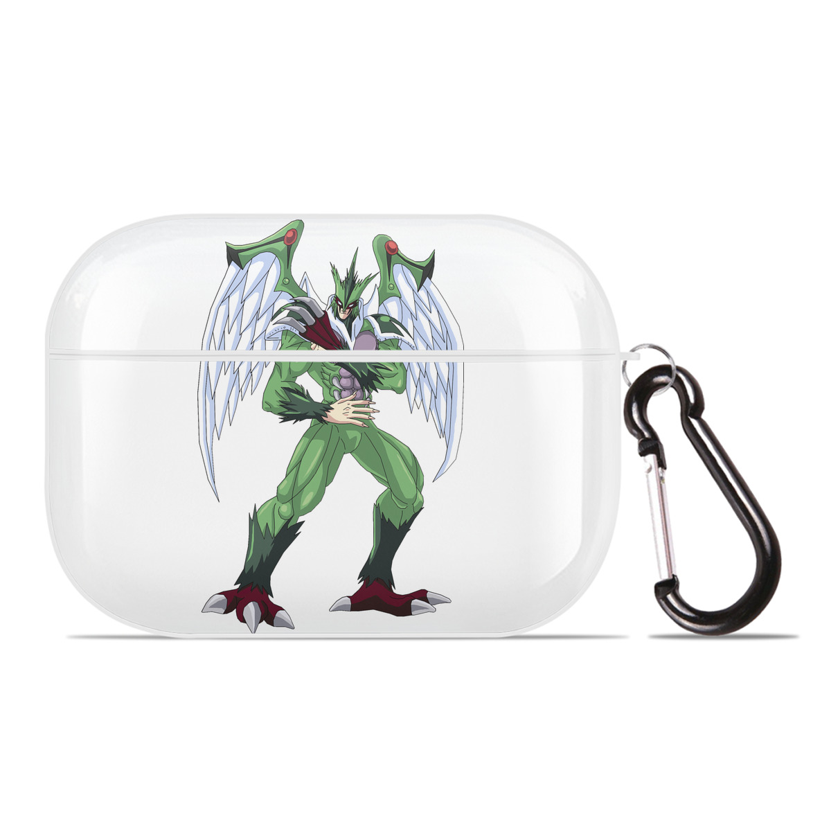 （画像用） 遊☆戯☆王 Yu-Gi-Oh! 【AirPods Pro用】ハードシェル保護ケース 耐衝撃・防指紋・カラビナ付き商品仕様