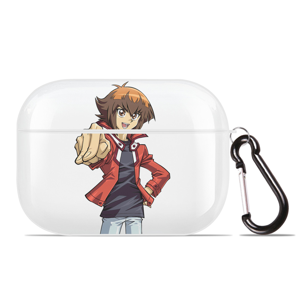 （画像用） 遊☆戯☆王 Yu-Gi-Oh! 【AirPods Pro用】ハードシェル保護ケース 耐衝撃・防指紋・カラビナ付き商品仕様