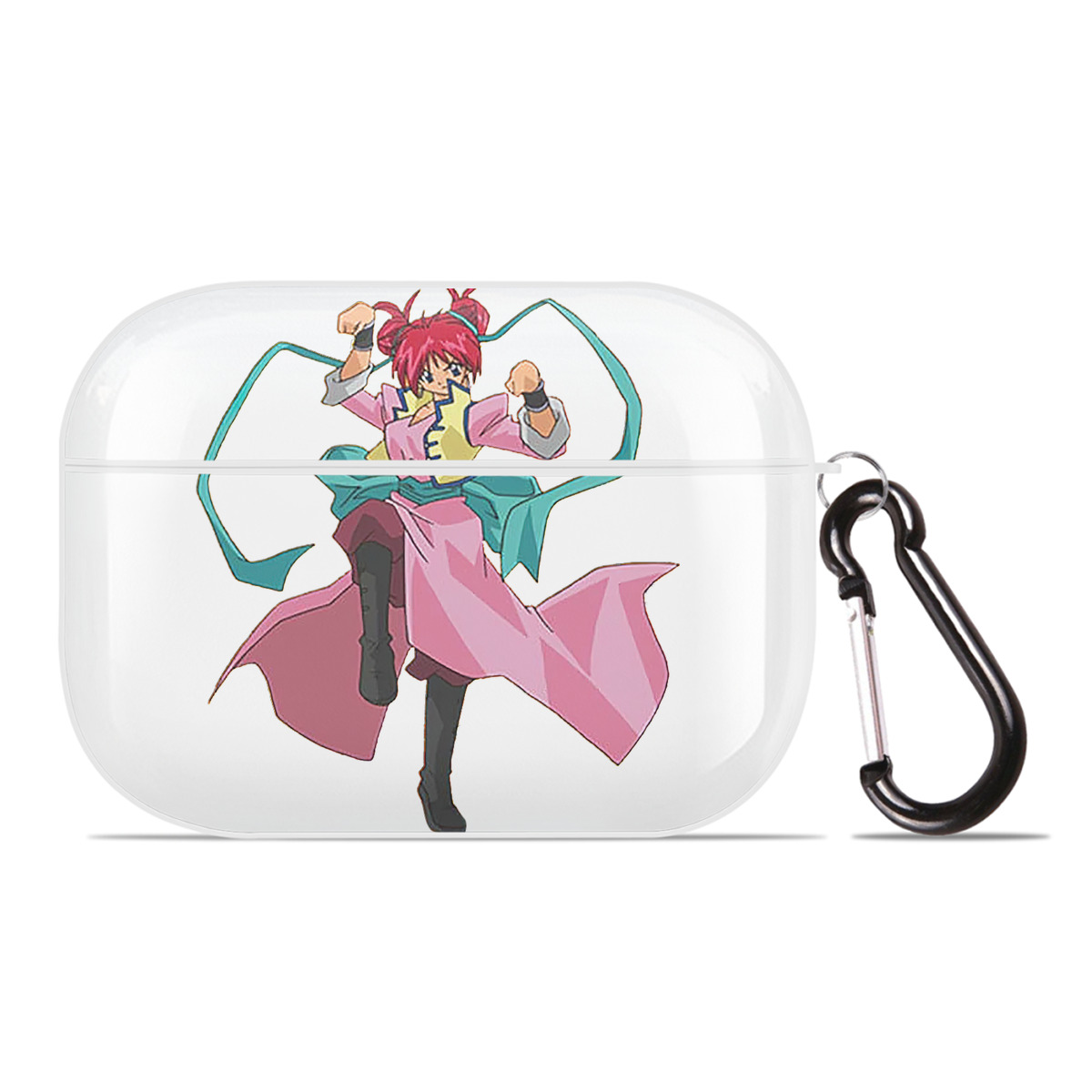 （画像用） 遊☆戯☆王 Yu-Gi-Oh! 【AirPods Pro用】ハードシェル保護ケース 耐衝撃・防指紋・カラビナ付き商品仕様