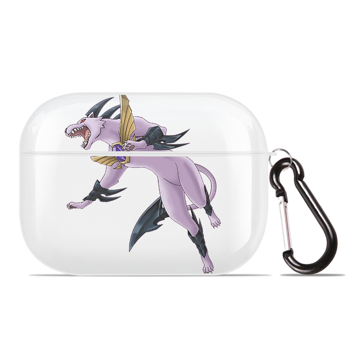 （画像用） 遊☆戯☆王 Yu-Gi-Oh! 【AirPods Pro用】ハードシェル保護ケース 耐衝撃・防指紋・カラビナ付き商品仕様