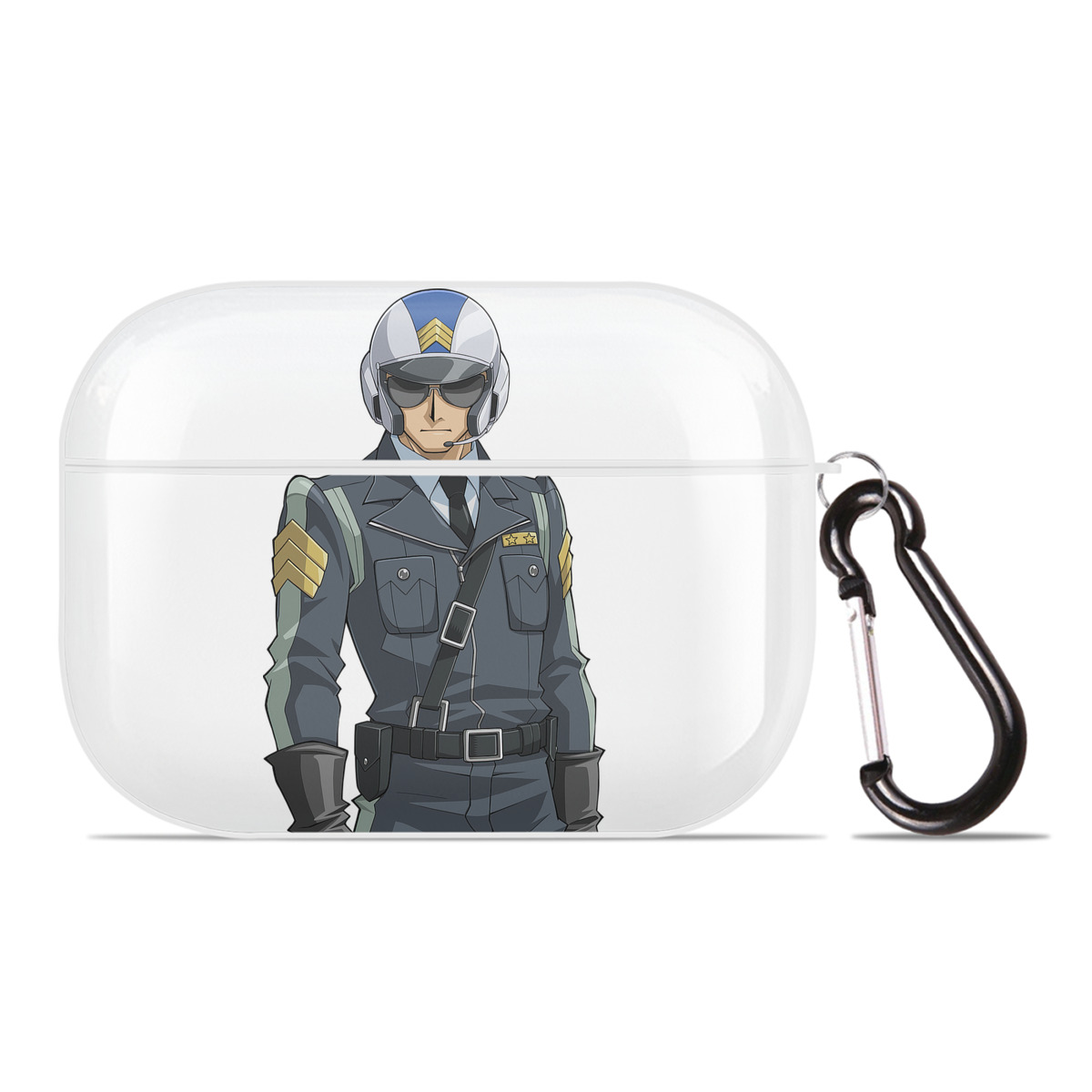 （画像用） 遊☆戯☆王 Yu-Gi-Oh! 【AirPods Pro用】ハードシェル保護ケース 耐衝撃・防指紋・カラビナ付き商品仕様