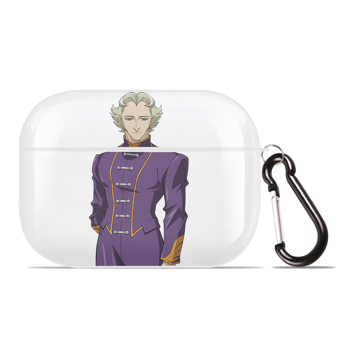 （画像用） 遊☆戯☆王 Yu-Gi-Oh! 【AirPods Pro用】ハードシェル保護ケース 耐衝撃・防指紋・カラビナ付き商品仕様