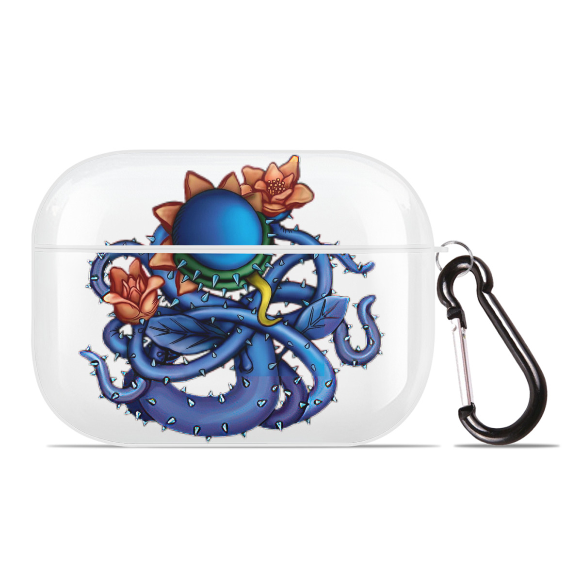 （画像用） 遊☆戯☆王 Yu-Gi-Oh! 【AirPods Pro用】ハードシェル保護ケース 耐衝撃・防指紋・カラビナ付き商品仕様