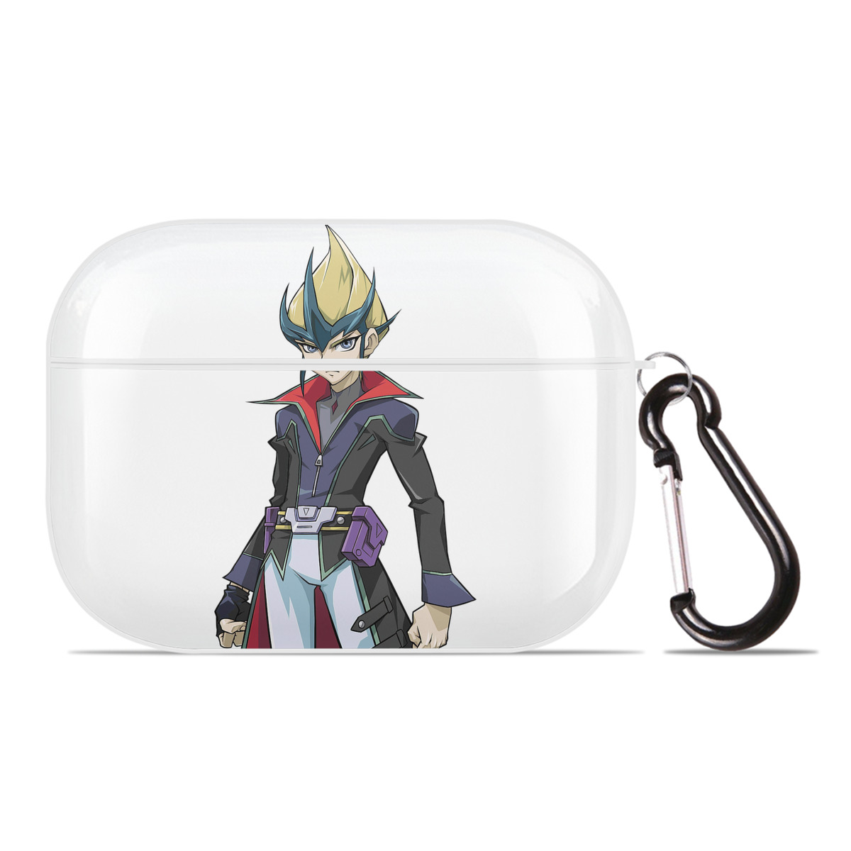 （画像用） 遊☆戯☆王 Yu-Gi-Oh! 【AirPods Pro用】ハードシェル保護ケース 耐衝撃・防指紋・カラビナ付き商品仕様
