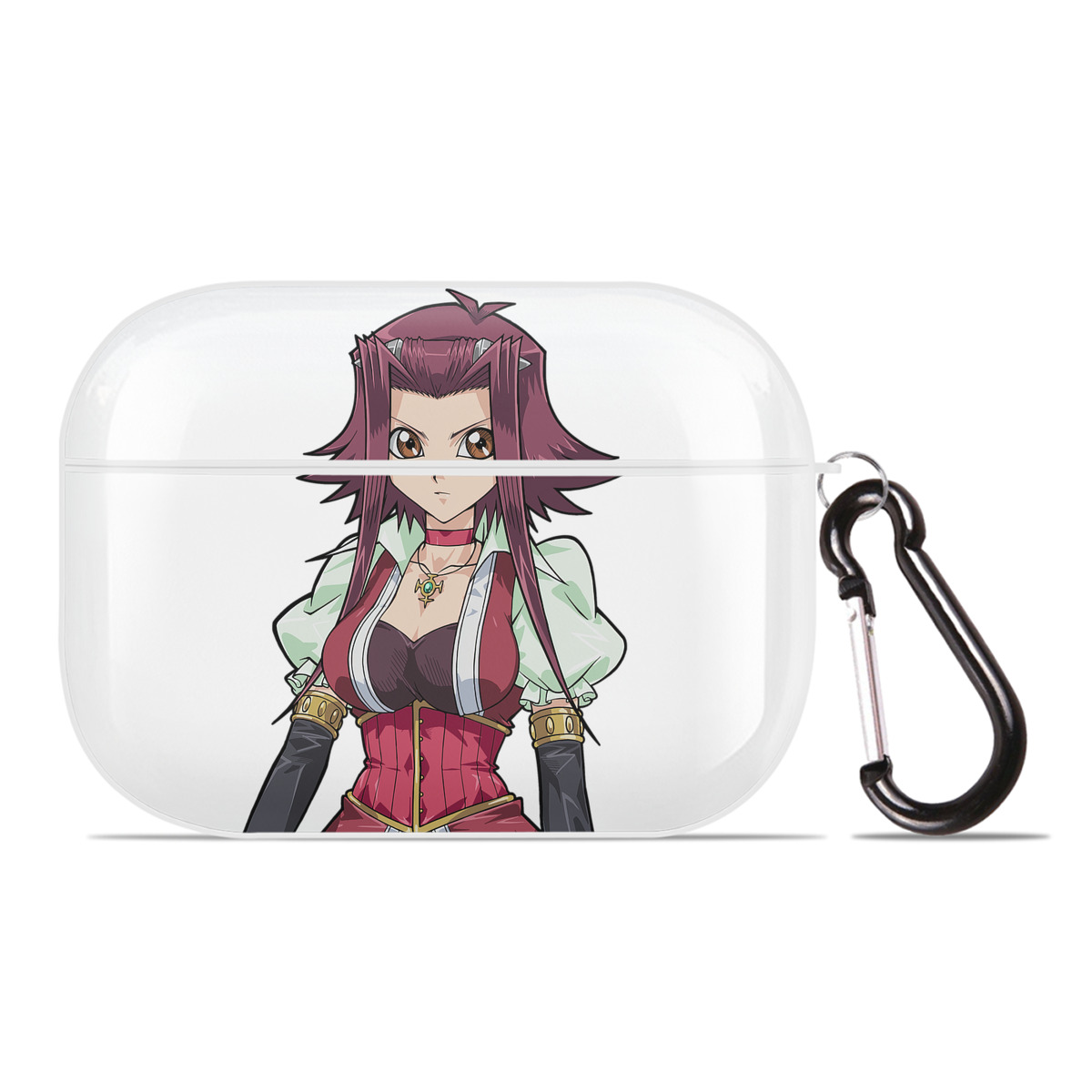 （画像用） 遊☆戯☆王 Yu-Gi-Oh! 【AirPods Pro用】ハードシェル保護ケース 耐衝撃・防指紋・カラビナ付き商品仕様