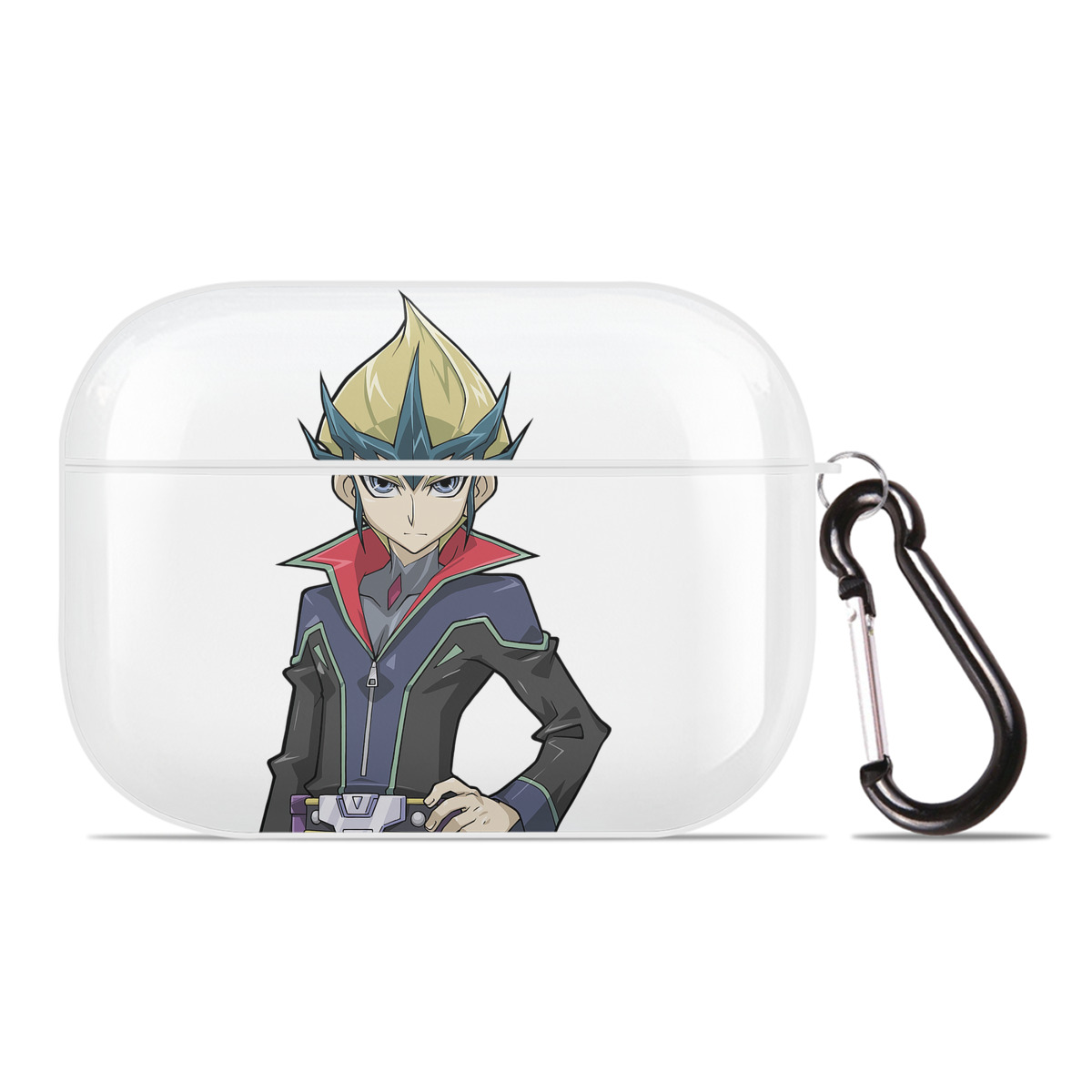 （画像用） 遊☆戯☆王 Yu-Gi-Oh! 【AirPods Pro用】ハードシェル保護ケース 耐衝撃・防指紋・カラビナ付き商品仕様