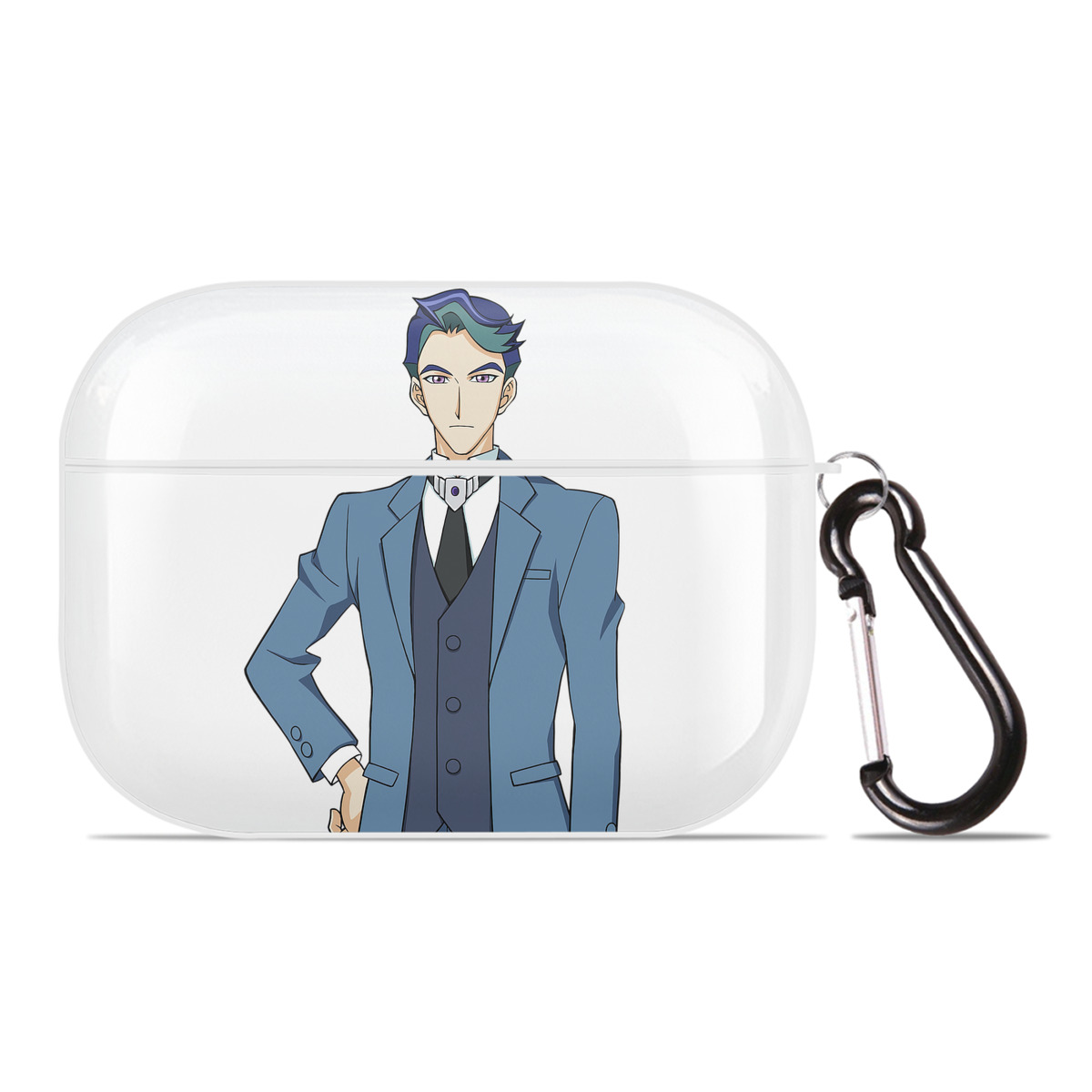 （画像用） 遊☆戯☆王 Yu-Gi-Oh! 【AirPods Pro用】ハードシェル保護ケース 耐衝撃・防指紋・カラビナ付き商品仕様