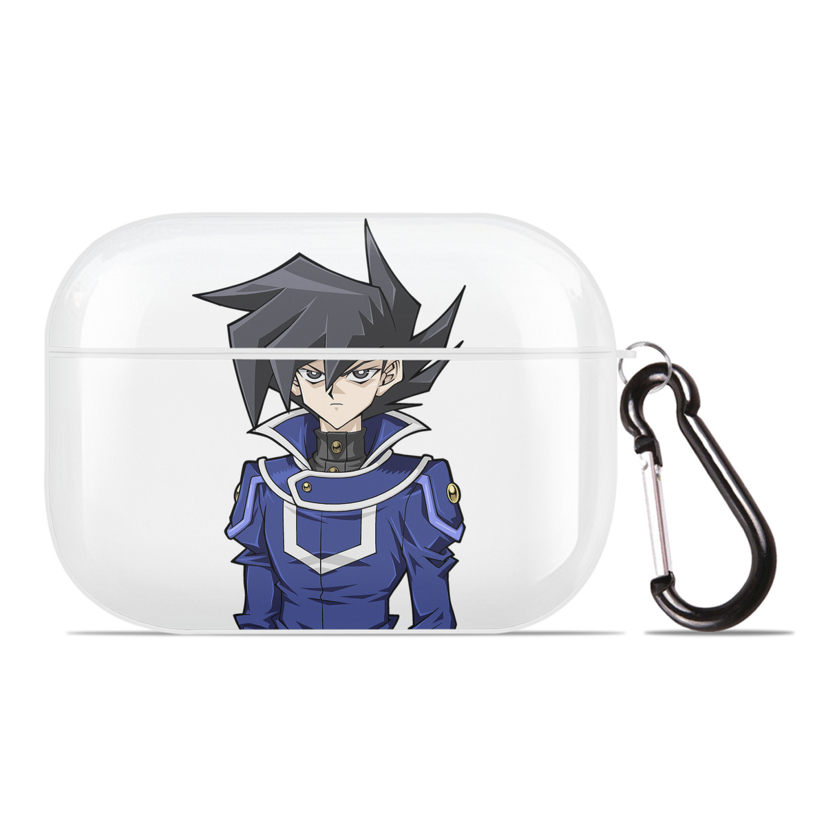 （画像用） 遊☆戯☆王 Yu-Gi-Oh! 【AirPods Pro用】ハードシェル保護ケース 耐衝撃・防指紋・カラビナ付き商品仕様