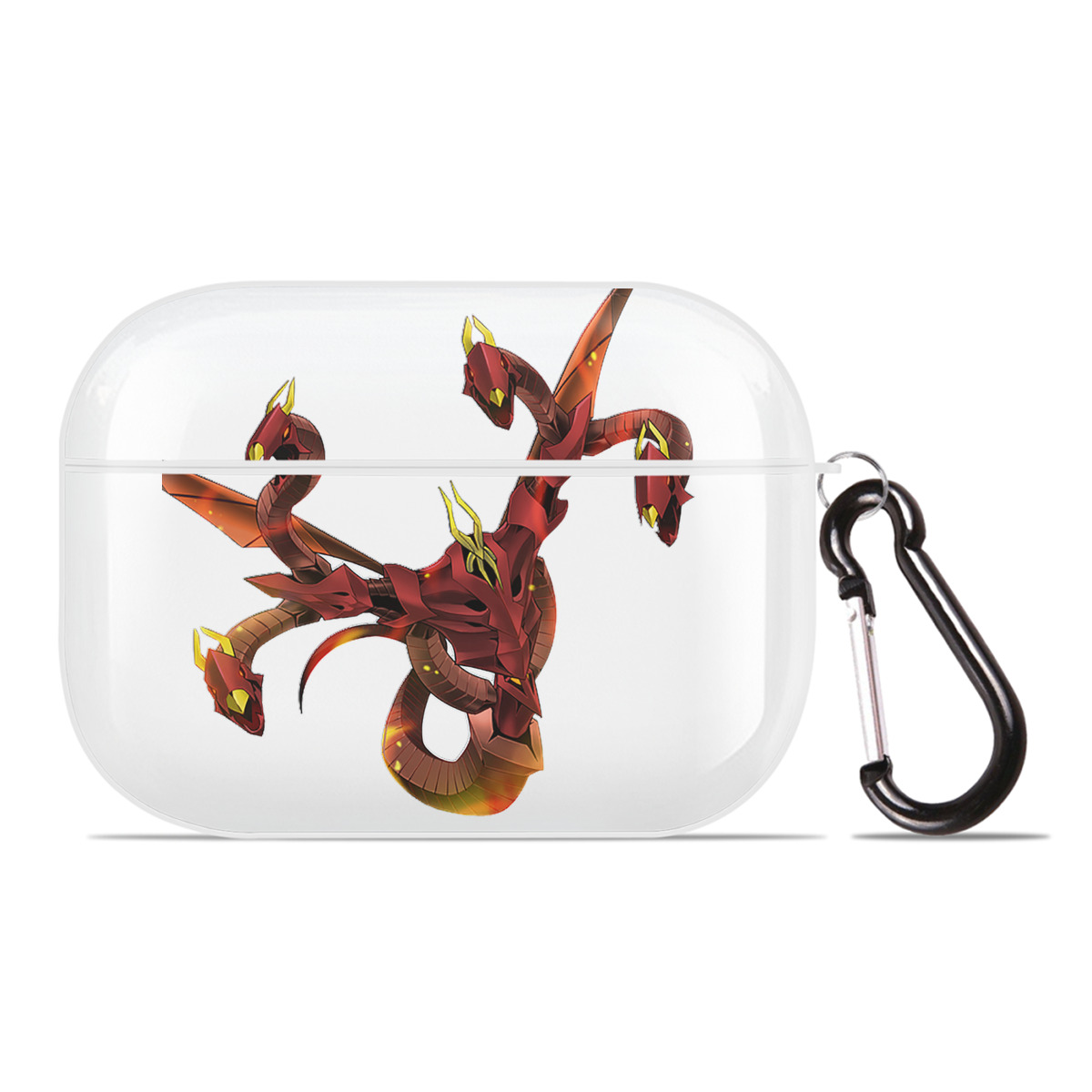 （画像用） 遊☆戯☆王 Yu-Gi-Oh! 【AirPods Pro用】ハードシェル保護ケース 耐衝撃・防指紋・カラビナ付き商品仕様