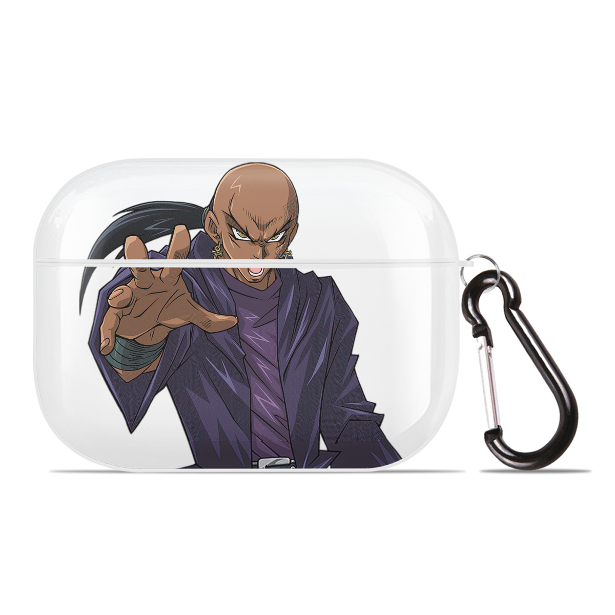 （画像用） 遊☆戯☆王 Yu-Gi-Oh! 【AirPods Pro用】ハードシェル保護ケース 耐衝撃・防指紋・カラビナ付き商品仕様