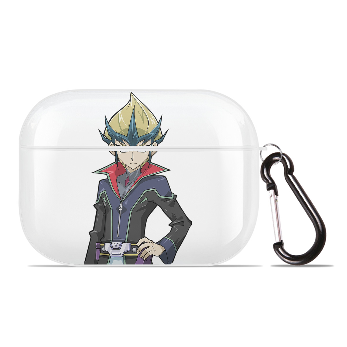 （画像用） 遊☆戯☆王 Yu-Gi-Oh! 【AirPods Pro用】ハードシェル保護ケース 耐衝撃・防指紋・カラビナ付き商品仕様