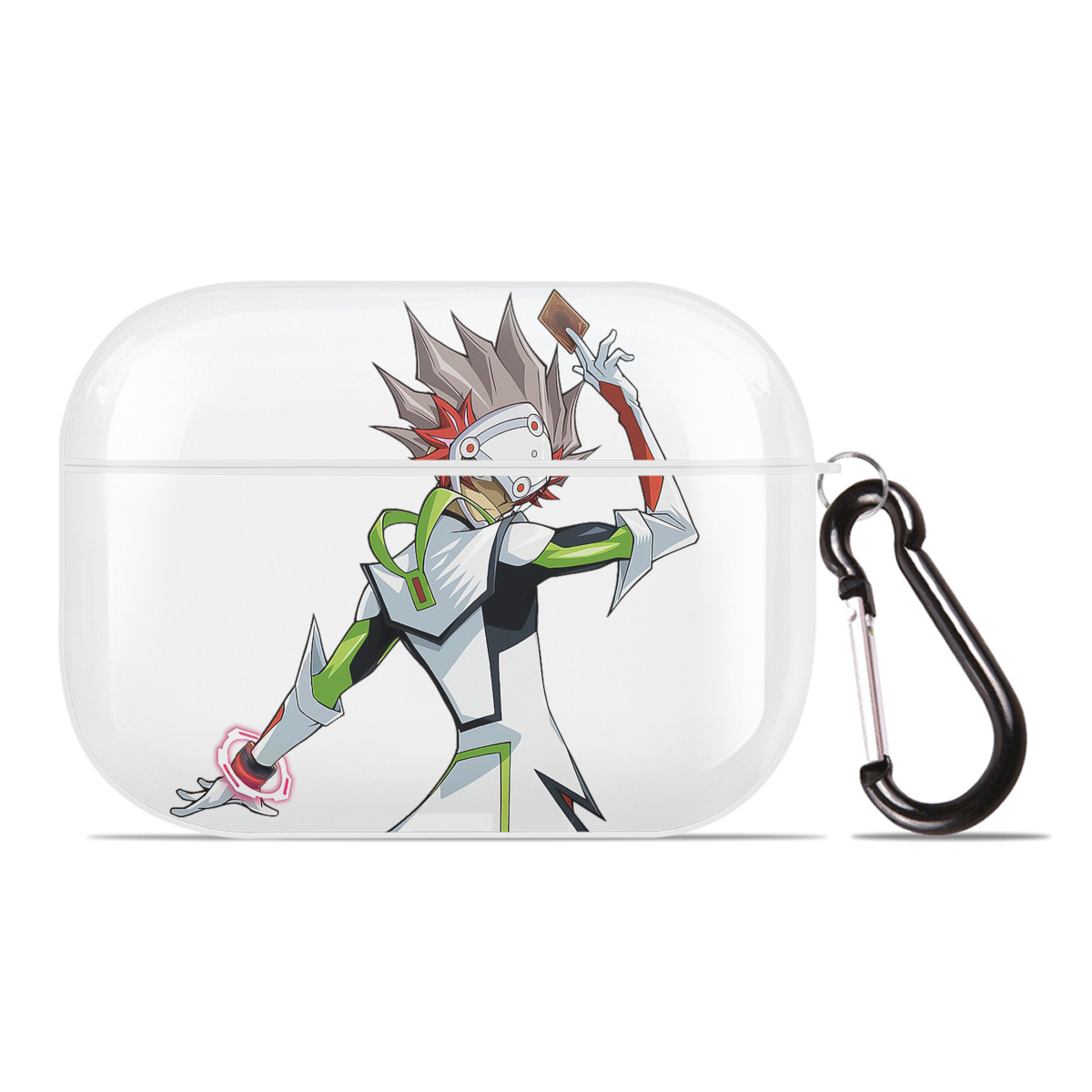 （画像用） 遊☆戯☆王 Yu-Gi-Oh! 【AirPods Pro用】ハードシェル保護ケース 耐衝撃・防指紋・カラビナ付き商品仕様