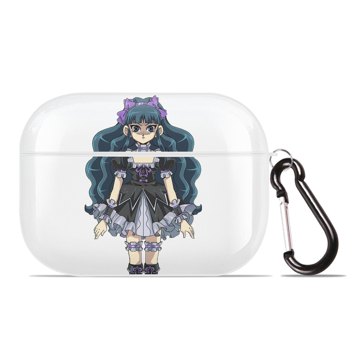 （画像用） 遊☆戯☆王 Yu-Gi-Oh! 【AirPods Pro用】ハードシェル保護ケース 耐衝撃・防指紋・カラビナ付き商品仕様