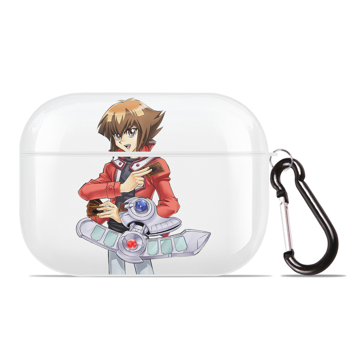 （画像用） 遊☆戯☆王 Yu-Gi-Oh! 【AirPods Pro用】ハードシェル保護ケース 耐衝撃・防指紋・カラビナ付き商品仕様