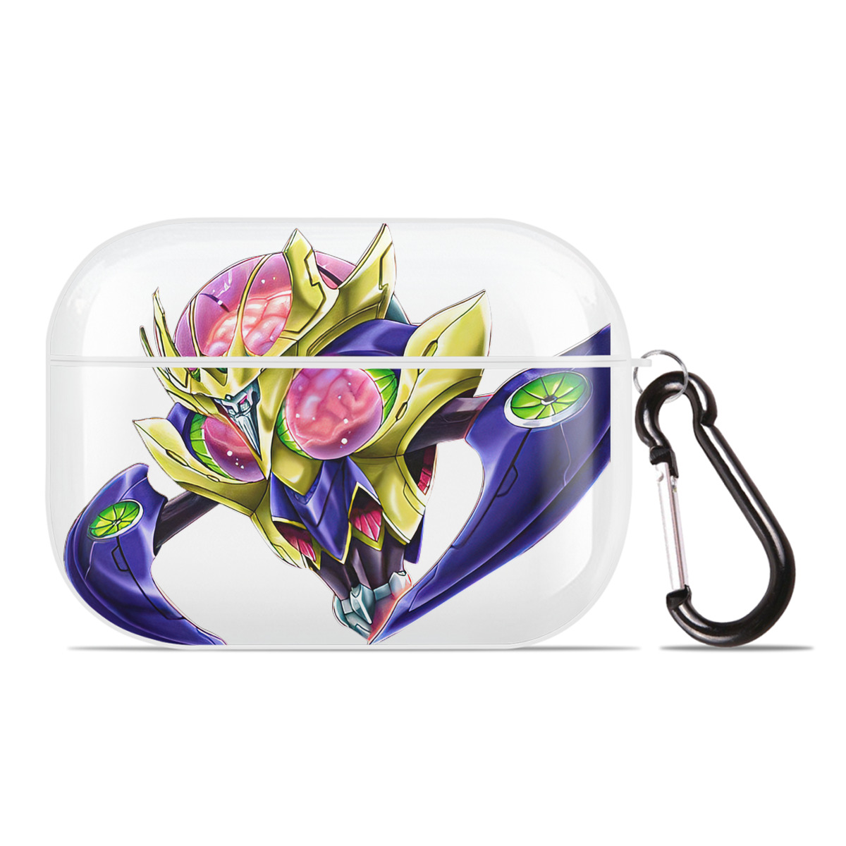 （画像用） 遊☆戯☆王 Yu-Gi-Oh! 【AirPods Pro用】ハードシェル保護ケース 耐衝撃・防指紋・カラビナ付き商品仕様