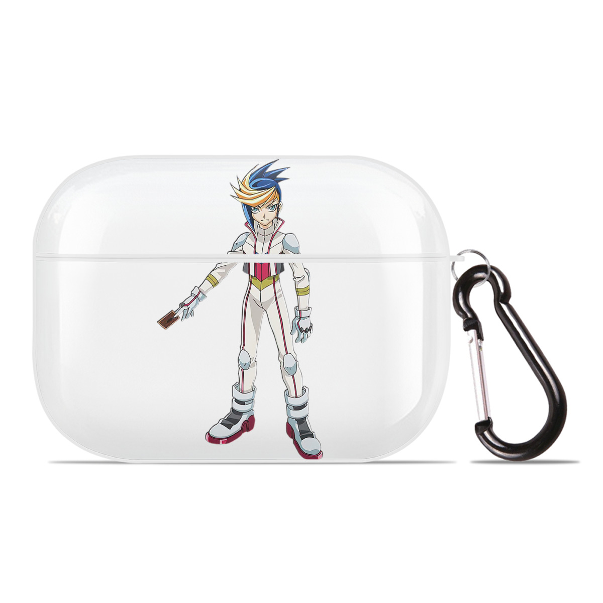 （画像用） 遊☆戯☆王 Yu-Gi-Oh! 【AirPods Pro用】ハードシェル保護ケース 耐衝撃・防指紋・カラビナ付き商品仕様