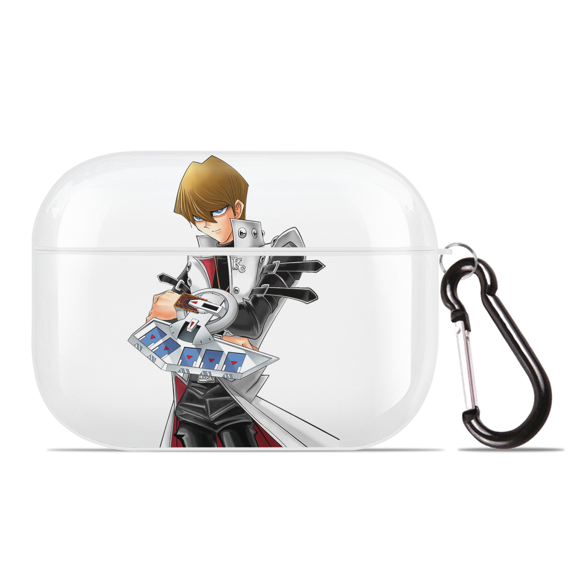 （画像用） 遊☆戯☆王 Yu-Gi-Oh! 【AirPods Pro用】ハードシェル保護ケース 耐衝撃・防指紋・カラビナ付き商品仕様