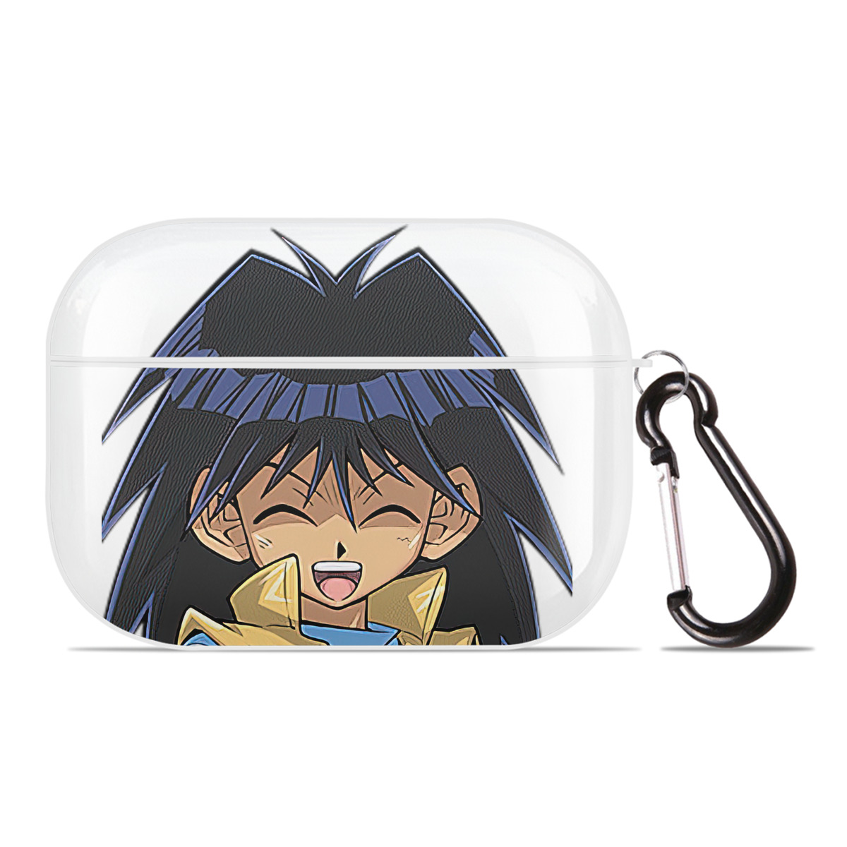 （画像用） 遊☆戯☆王 Yu-Gi-Oh! 【AirPods Pro用】ハードシェル保護ケース 耐衝撃・防指紋・カラビナ付き商品仕様