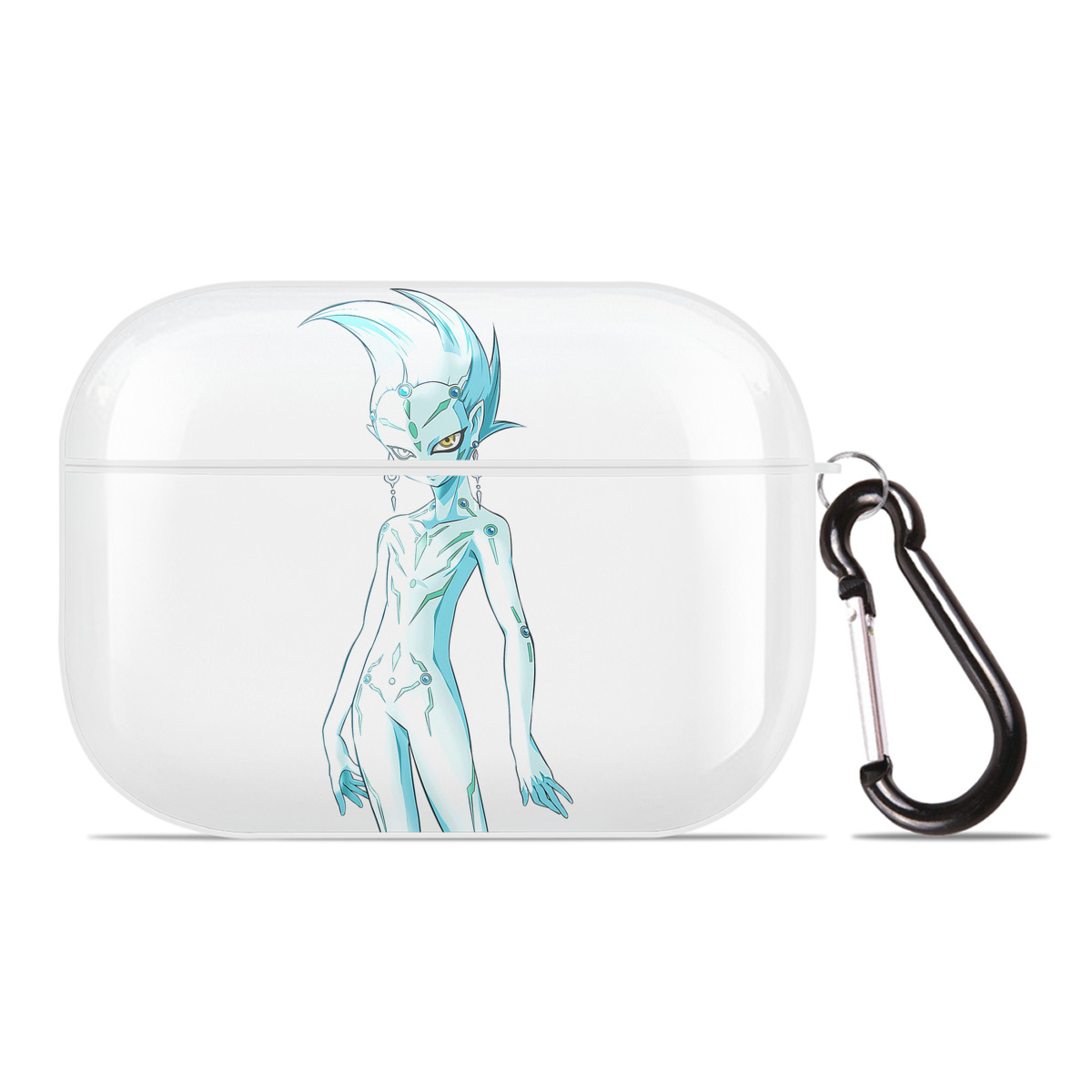 （画像用） 遊☆戯☆王 Yu-Gi-Oh! 【AirPods Pro用】ハードシェル保護ケース 耐衝撃・防指紋・カラビナ付き商品仕様