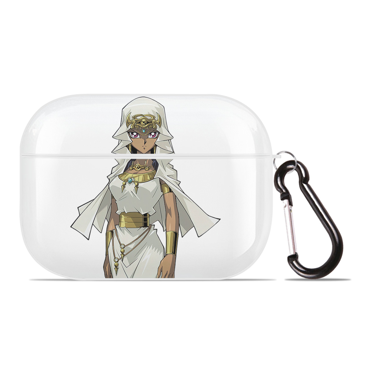 （画像用） 遊☆戯☆王 Yu-Gi-Oh! 【AirPods Pro用】ハードシェル保護ケース 耐衝撃・防指紋・カラビナ付き商品仕様