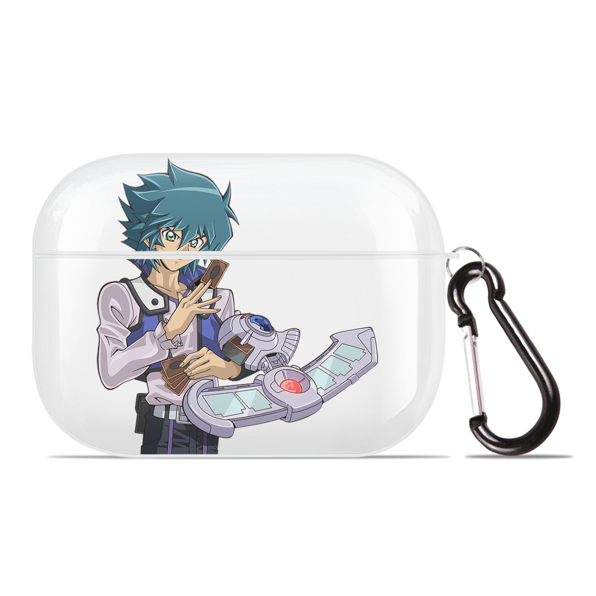（画像用） 遊☆戯☆王 Yu-Gi-Oh! 【AirPods Pro用】ハードシェル保護ケース 耐衝撃・防指紋・カラビナ付き商品仕様