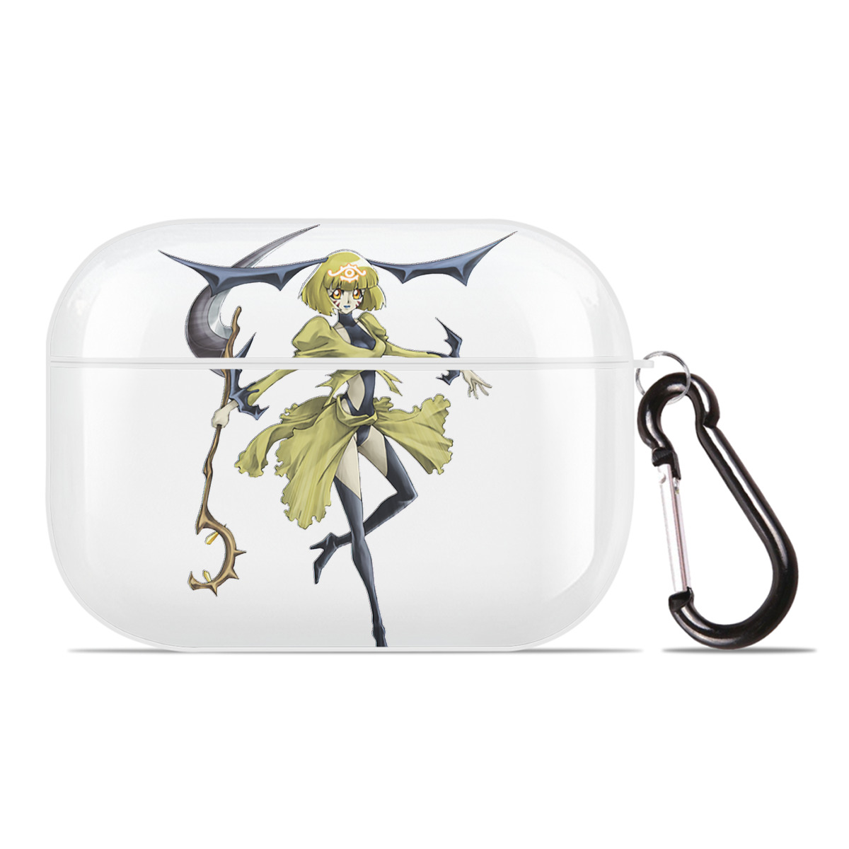 （画像用） 遊☆戯☆王 Yu-Gi-Oh! 【AirPods Pro用】ハードシェル保護ケース 耐衝撃・防指紋・カラビナ付き商品仕様
