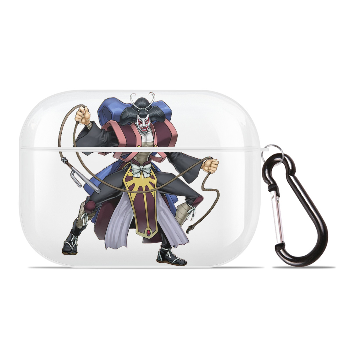 （画像用） 遊☆戯☆王 Yu-Gi-Oh! 【AirPods Pro用】ハードシェル保護ケース 耐衝撃・防指紋・カラビナ付き商品仕様