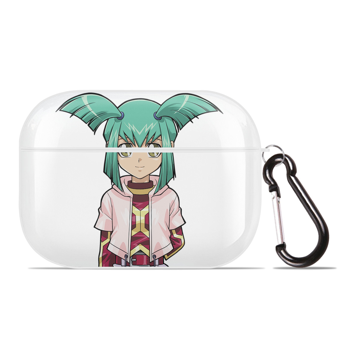 （画像用） 遊☆戯☆王 Yu-Gi-Oh! 【AirPods Pro用】ハードシェル保護ケース 耐衝撃・防指紋・カラビナ付き商品仕様
