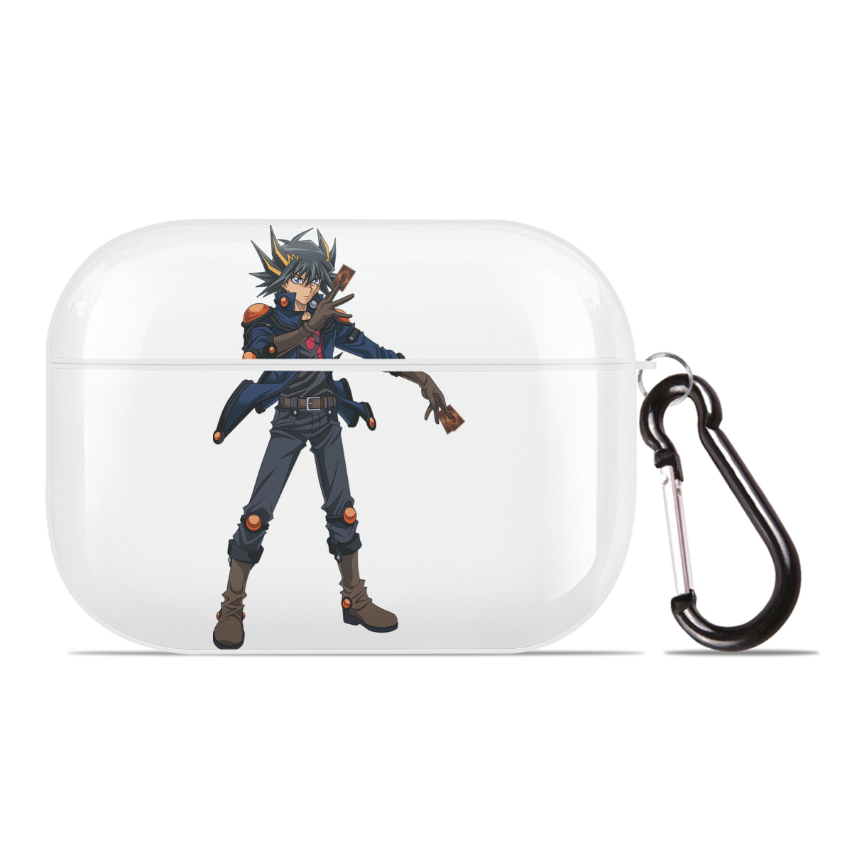 （画像用） 遊☆戯☆王 Yu-Gi-Oh! 【AirPods Pro用】ハードシェル保護ケース 耐衝撃・防指紋・カラビナ付き商品仕様