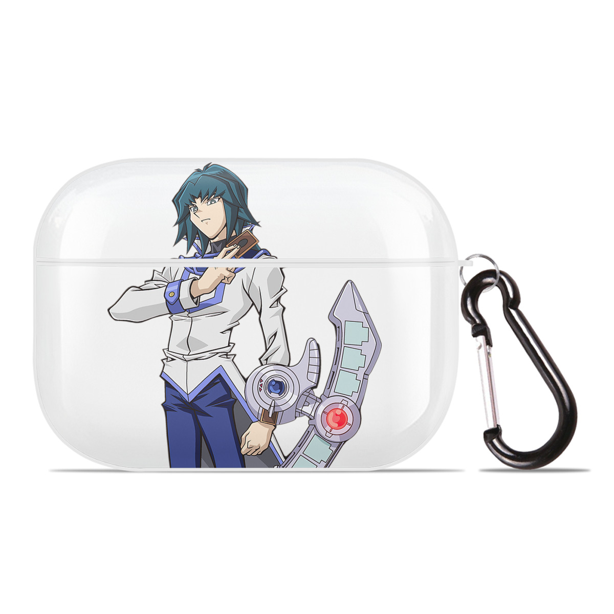 （画像用） 遊☆戯☆王 Yu-Gi-Oh! 【AirPods Pro用】ハードシェル保護ケース 耐衝撃・防指紋・カラビナ付き商品仕様