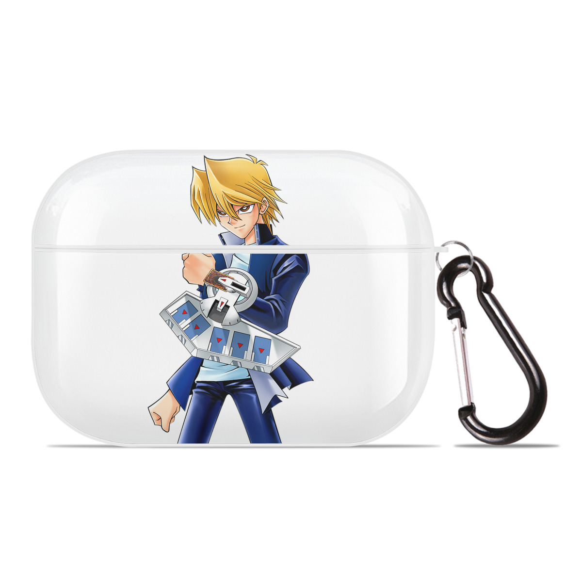 （画像用） 遊☆戯☆王 Yu-Gi-Oh! 【AirPods Pro用】ハードシェル保護ケース 耐衝撃・防指紋・カラビナ付き商品仕様