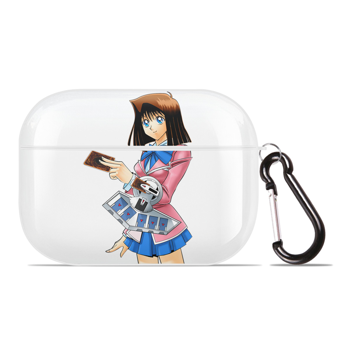 （画像用） 遊☆戯☆王 Yu-Gi-Oh! 【AirPods Pro用】ハードシェル保護ケース 耐衝撃・防指紋・カラビナ付き商品仕様
