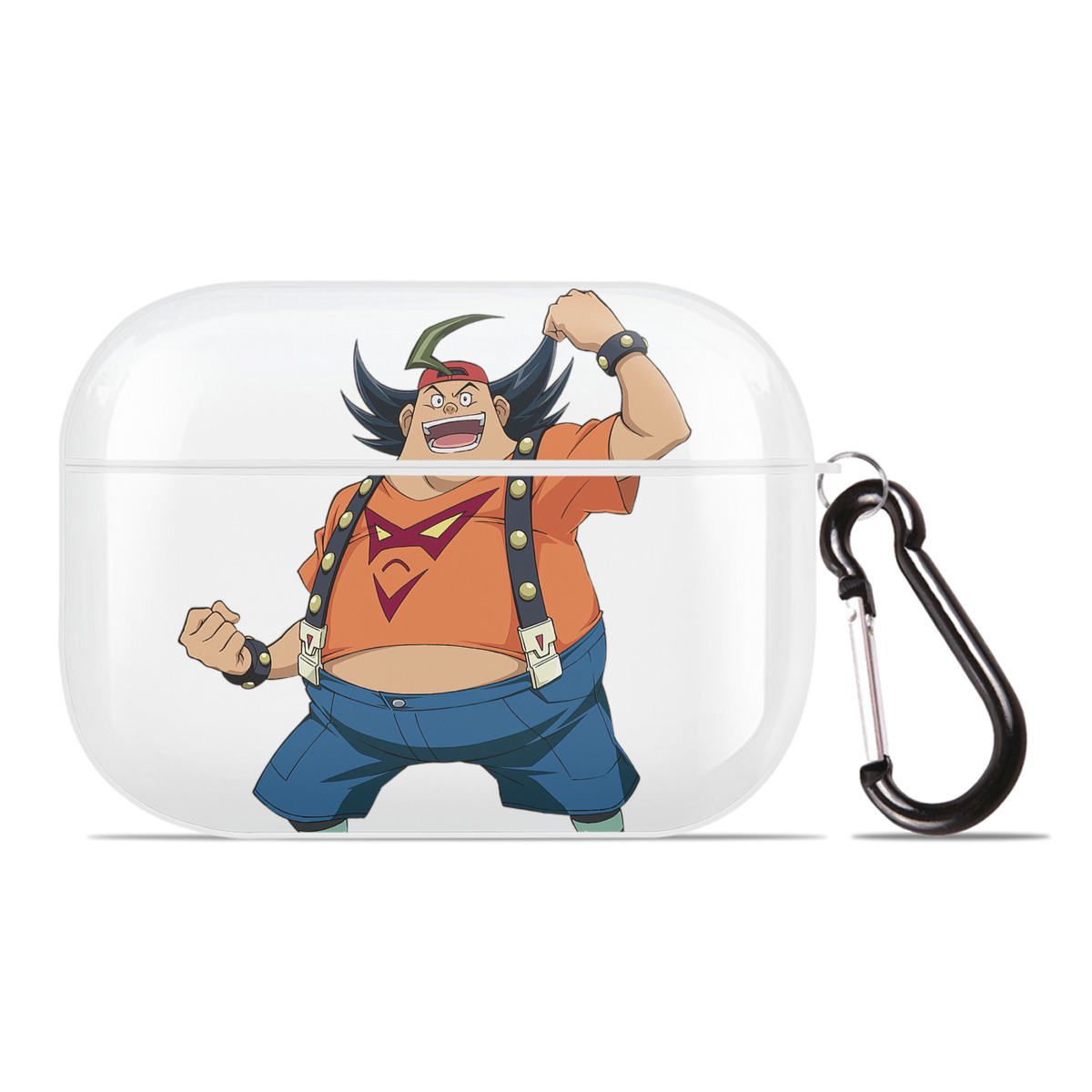 （画像用） 遊☆戯☆王 Yu-Gi-Oh! 【AirPods Pro用】ハードシェル保護ケース 耐衝撃・防指紋・カラビナ付き商品仕様