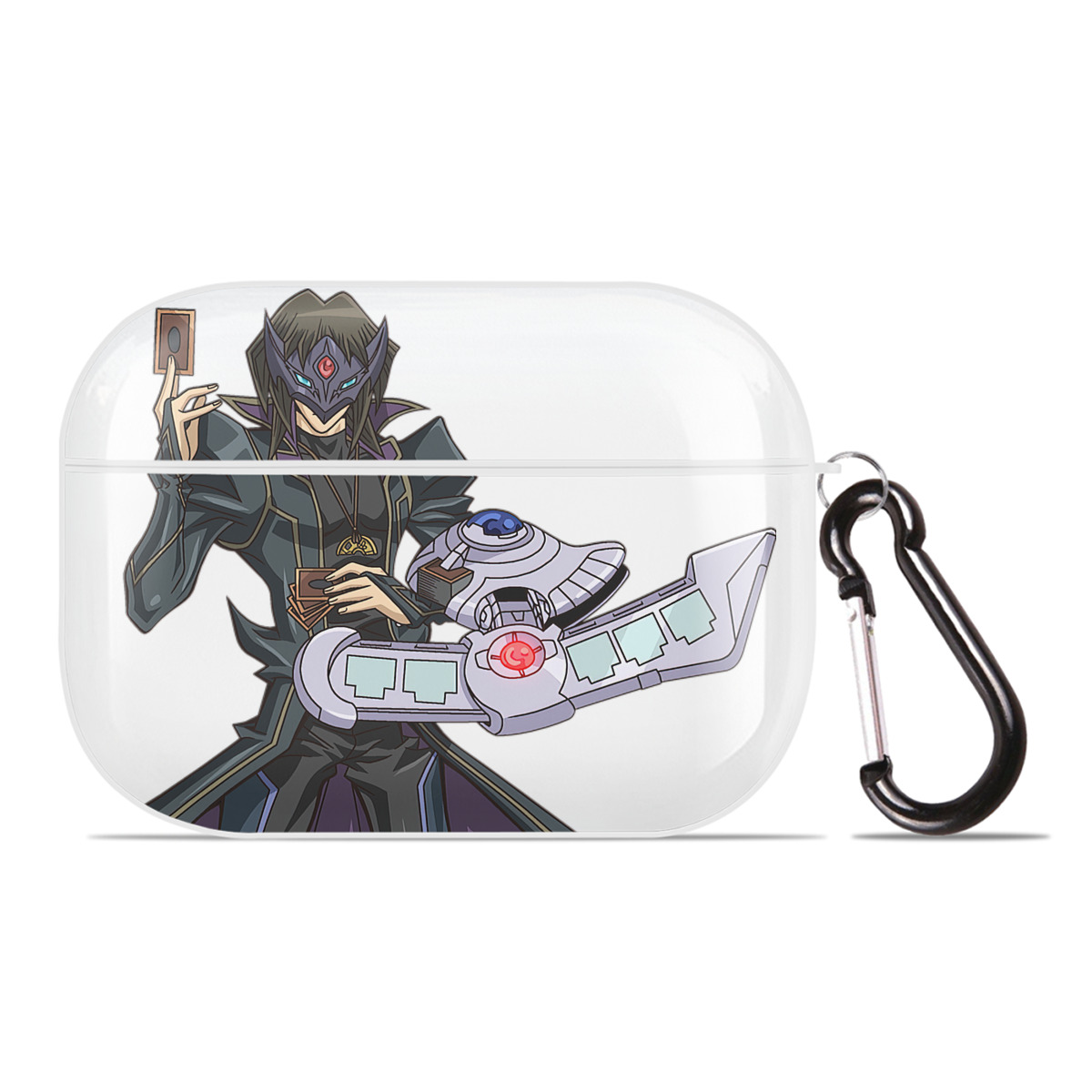 （画像用） 遊☆戯☆王 Yu-Gi-Oh! 【AirPods Pro用】ハードシェル保護ケース 耐衝撃・防指紋・カラビナ付き商品仕様