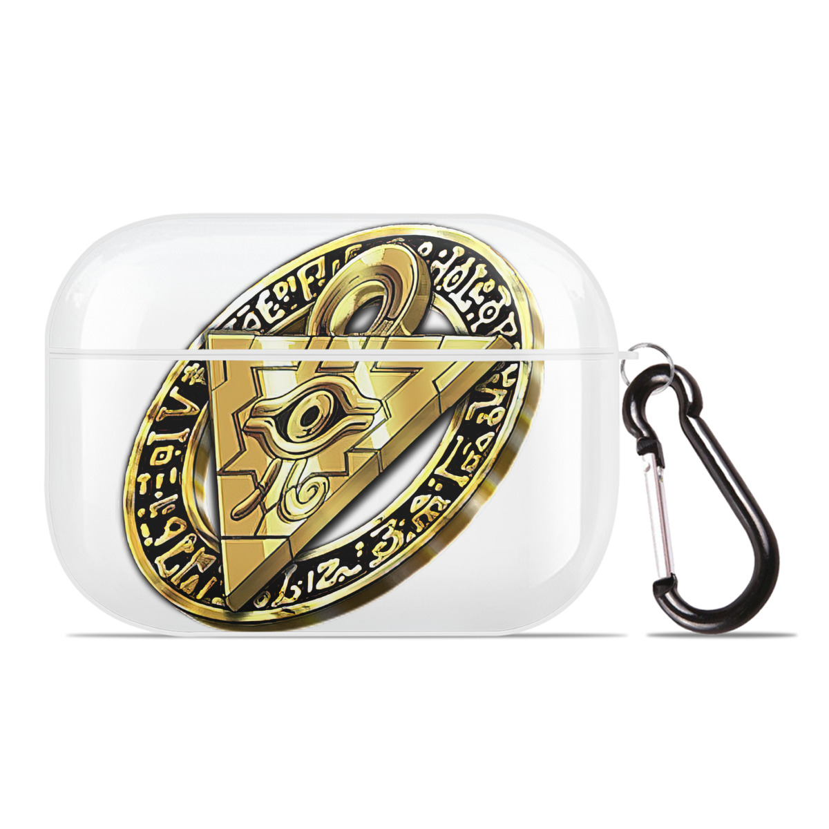 （画像用） 遊☆戯☆王 Yu-Gi-Oh! 【AirPods Pro用】ハードシェル保護ケース 耐衝撃・防指紋・カラビナ付き商品仕様