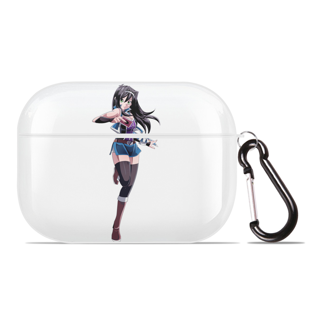 （画像用） 遊☆戯☆王 Yu-Gi-Oh! 【AirPods Pro用】ハードシェル保護ケース 耐衝撃・防指紋・カラビナ付き商品仕様